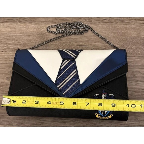 Danielle Nicole x Harry Potter Ravenclaw Uniform Purse w Chain Clutch, Perfect! - Picture 4 of 16